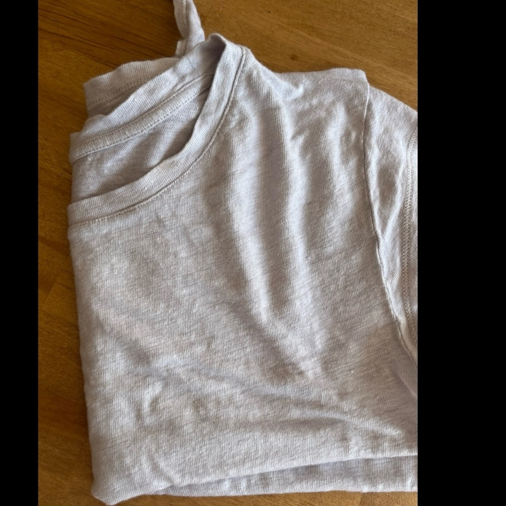 Margaret O’Leary tie front linen T